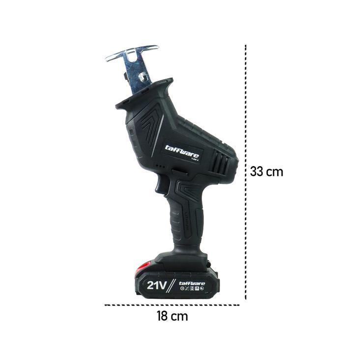 storejayabaru Gergaji Mesin Listrik Gergaji Elektrik Batrai Senso Cordless Saw 3000RPM 21V 6 Inch