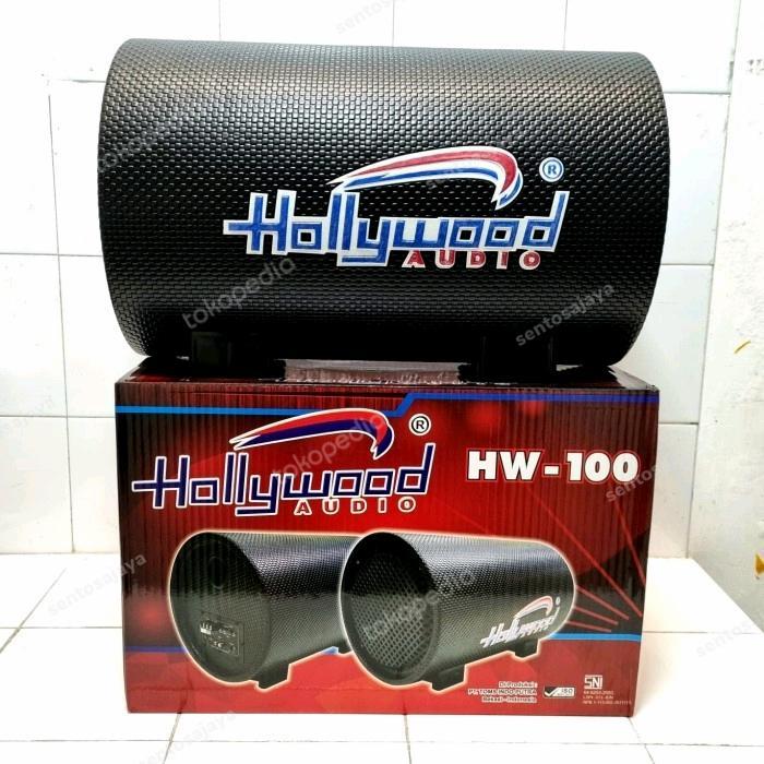 Basstube Subwoofer Aktif 10 Inch HOLLYWOOD HW-100