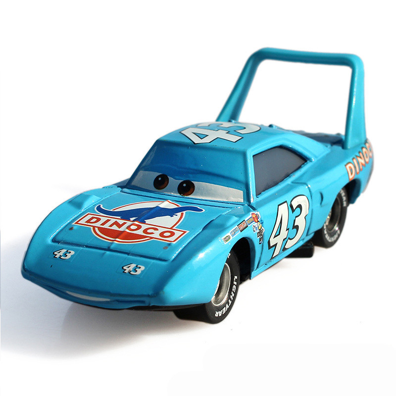 Mini Cars 3 2 Pixar Sheriff Lightning McQueen Lizzie Mater Sally Chick Hicks King Fritter Dinoco