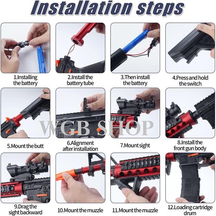 Mainan Water Gel Blaster Toy Kids Version