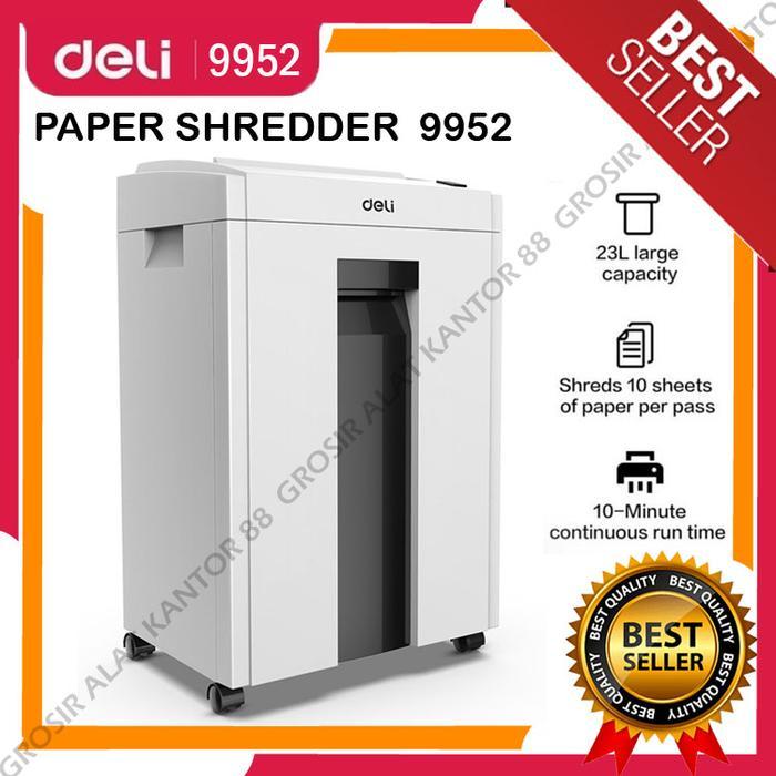 Paper Shredder Deli E9952 / Mesin Penghancur Kertas Deli 9952