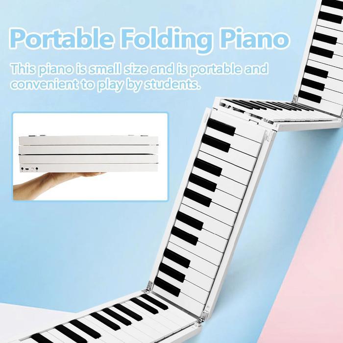Piano Lipat Foldable 88 Keys Midiplus Portable Keyboard Digital Pn-89