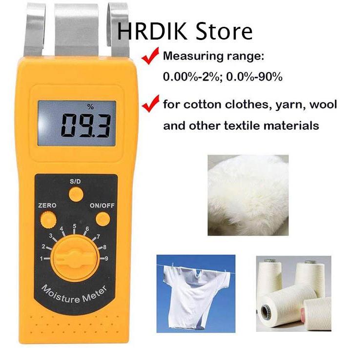 TEXTILE MOISTURE METER DM200T KAIN KATUN KAPAS DM-200T MC TESTER