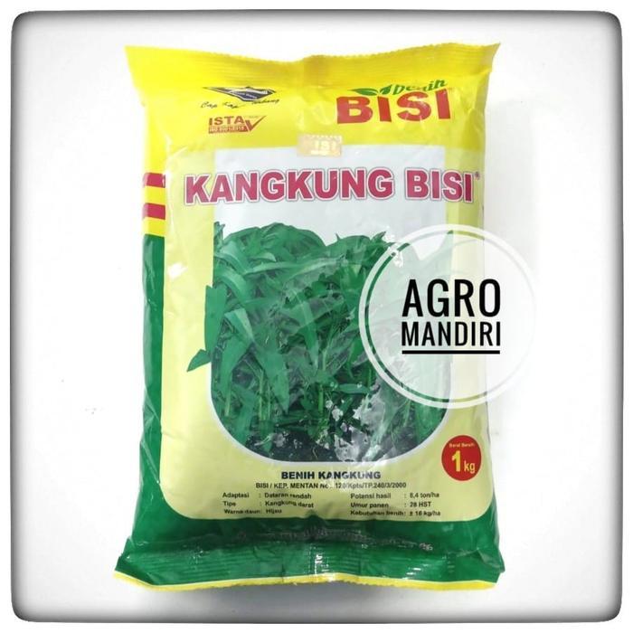 Benih Bibit Kangkung Unggul Bisi 1 Kg Cap Kapal Terbang Bisi