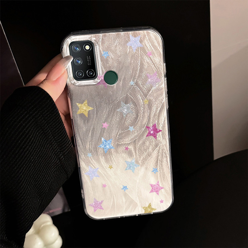 Casing Hp Untuk Realme 7i Realme C17 Case Casing HP Softcase ponsel silikon tahan jatuh transparan c