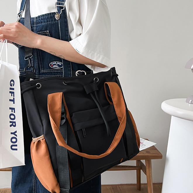 TERMURAH Hayden Alegra Bag Tote Bag Polos Gaya Kekinian Tas Tote Nilon Anti Air Fashionable Wanita