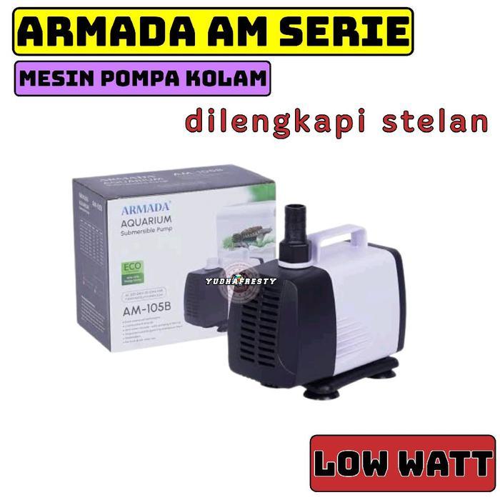 ARMADA MESIN POMPA FILTER AQUARIUM KOLAM & HIDROPONIK ARMADA 103 104 105
