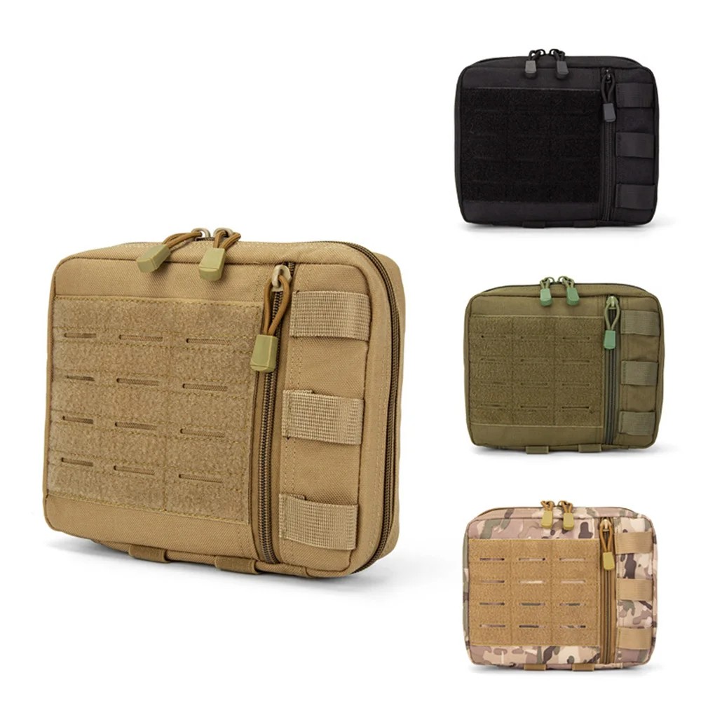 Tactical Molle Bag Multi-Purpose Pouch Modular EMT EDCOrganizer Tool Pouch Bag Utility Zippered