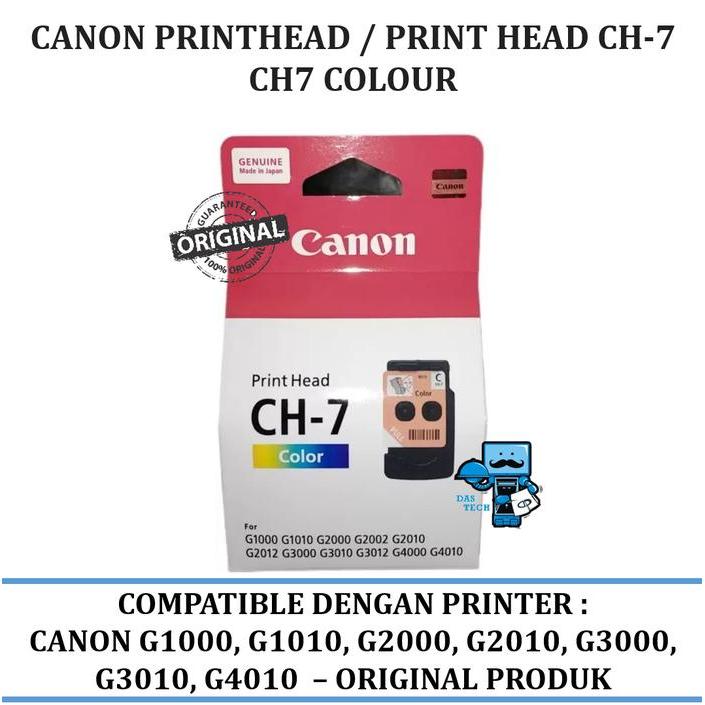 Canon Printhead / Print Head Ch-7 Ch7 Colour - Original Produk
