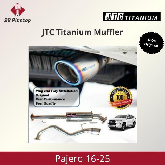 Exhaust Knalpot Muffler JTC Titanium Mitsubishi Pajero Sport