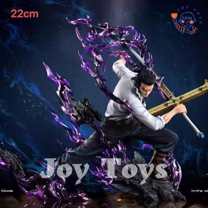 DRACULE MIHAWK DIORAMA 22CM 1 PCS 476 ONE PIECE ANIME ACTION FIGURE TOYS Pedang one piece