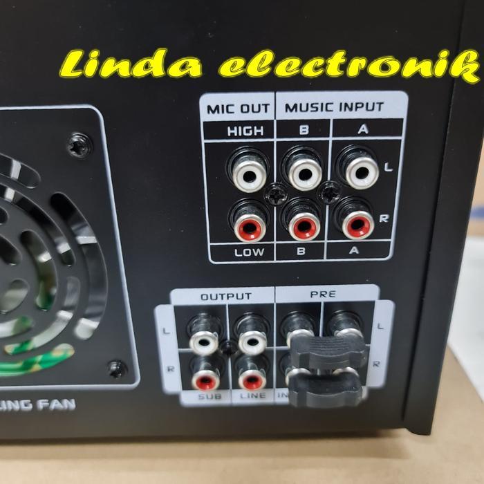 AMPLIFIER BLACK SPIDER KA3800 KA 3800 VIDEO IN OUT KEY CONTROL