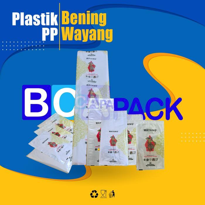 PLASTIK PP WAYANG - PP BENING WAYANG - KANTONG KEMASAN ISI 500GRAM