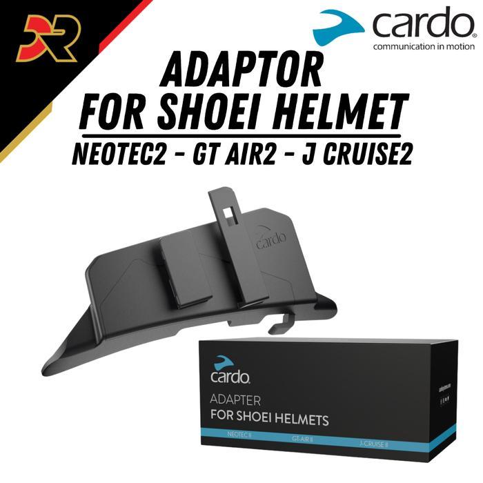 CARDO ADAPTOR FOR SHOEI HELMET NEOTEC2 GTAIR2 J CRUISE2 PACKTALK PRO EDGE NEO CUSTOM