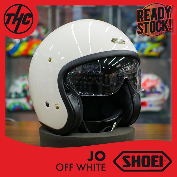 SHOEI JO OFF WHITE HELM HALF FACE CLASSIC