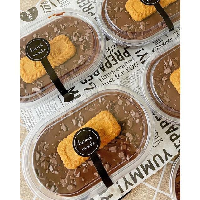 Korean Dessert Cup Oval isi 10pcs / Cup Puding Kue Tiramisu / Korean Dessert Box