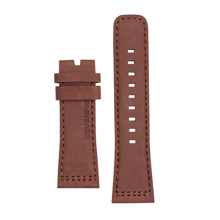 TALI / STRAP JAM TANGAN SEVENFRIDAY M2/02 BAHAN KULIT COKLAT