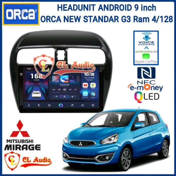Head Unit Android ORCA 9 Inch OEM Mirage DSP