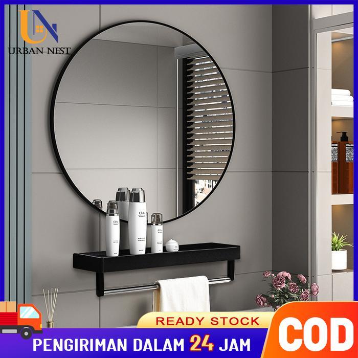 Cermin Aesthetic / Kaca Kamar Mandi / Cermin kamar mandi / Cermin Rias Dinding / Cermin Kamar Mandi