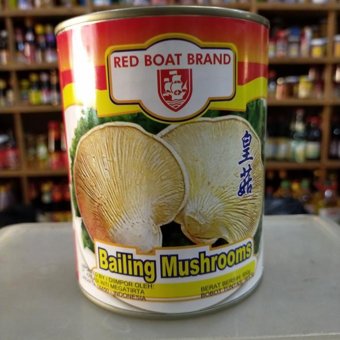 Red Boat Bailing Mushrooms/ Jamur Tiram Kaleng 850gr