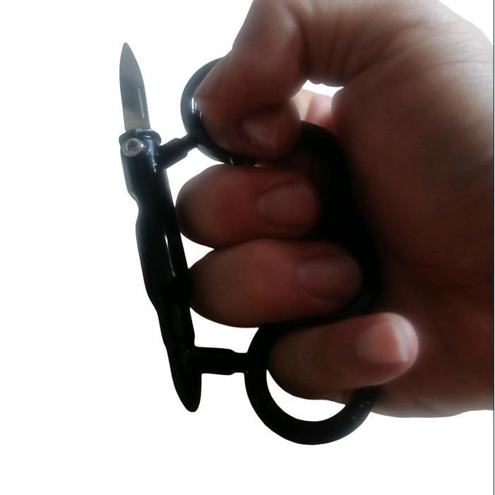 Premium Samsak Tinju Knuckle Boxing Trakling Pisau Sports Knakel Aksesoris Tebal 0.8Cm Bahan Logam