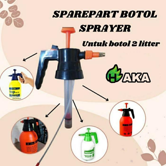 sarisa_shopp BOTOL SPRAYER 2LITER SPARE PART SEMPROTAN BURUNG TAMAN 2LITER SEMUA