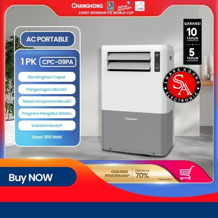 Changhong Ac 1 Pk Ac Portable Cpc09Pa Dehumidifier