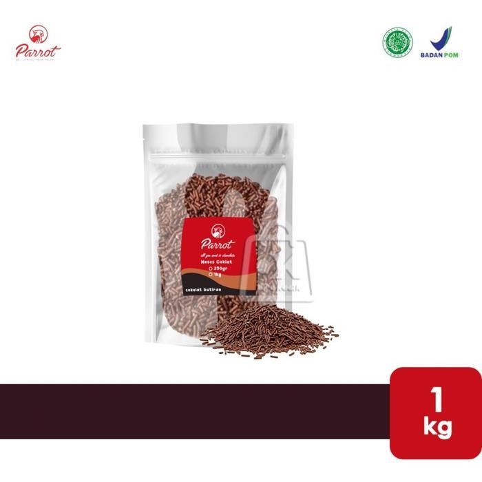 Meses Coklat Parrot Gold / Parrot Meses Topping Donat ( 1Kg )