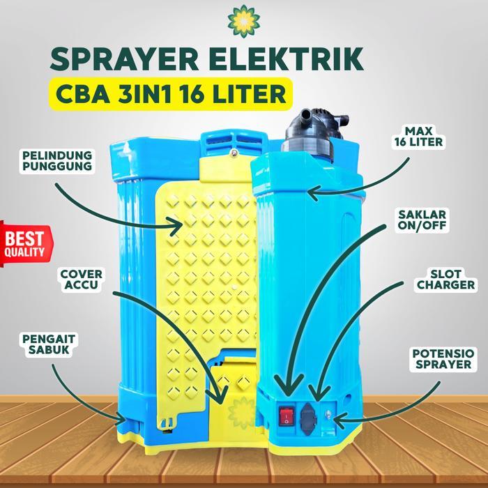 Rabbit_House23 Sprayer Elektrik Cba Type 3In1 Manual Dan Elektrik Tangki Semprot