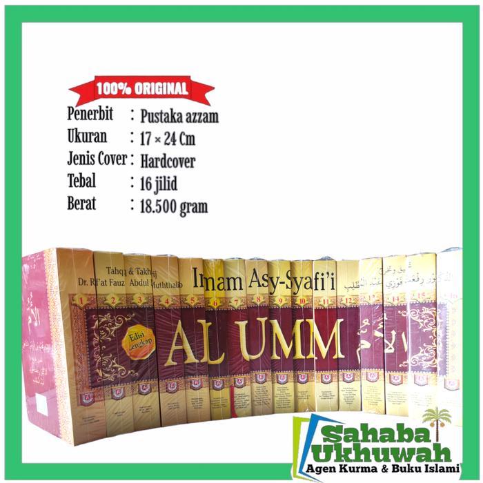 Premium Terjemahan Kitab Al Umm 16 Jilid Edisi Lengkap Original