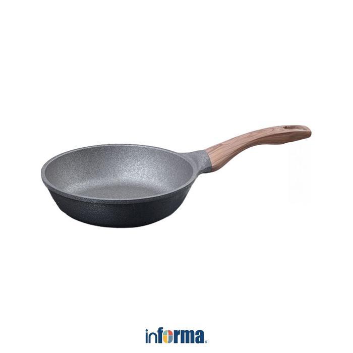 ` Informa Chef Topf 20 cm Natural Wajan Induksi Penggorengan Peralatan Masak Dapur Alat