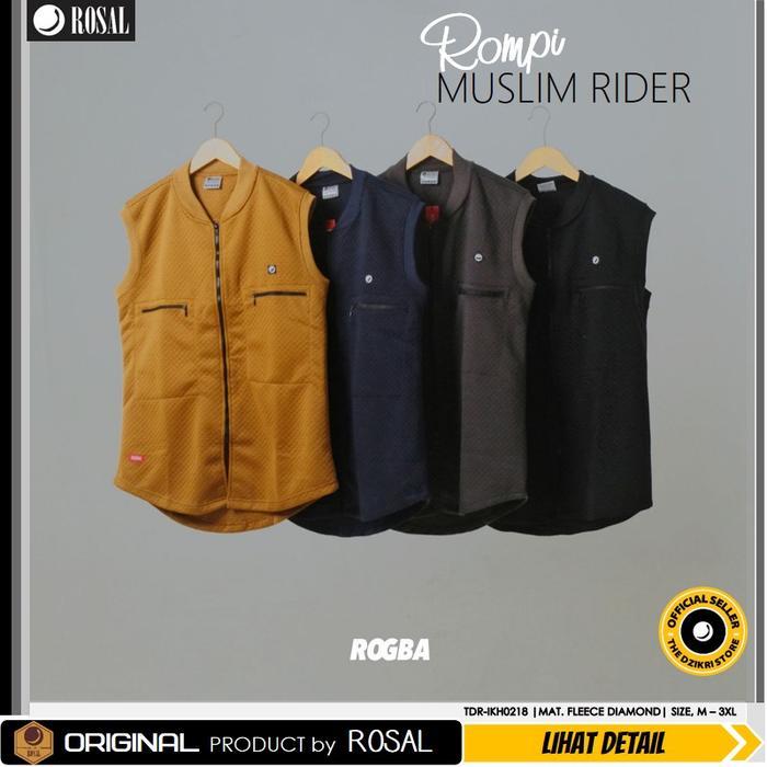 Rompi Musri Rompi Sholat Shalat Muslim Pria Cowok Rogba By Rosal Original Berkualitas