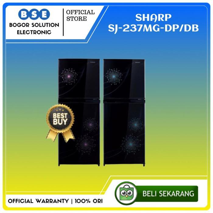 KULKAS SHARP 2 PINTU SJ237MG | SJ-237MG | SHARP KULKAS 2 DOOR - 205 L