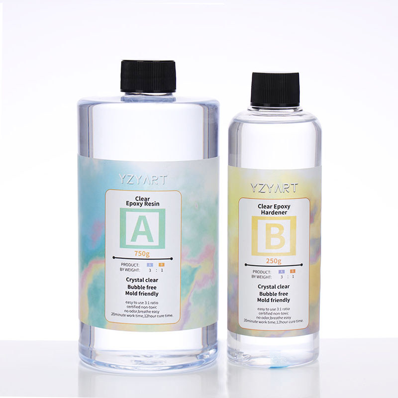 YZY ART Epoxy Resin Jewelry 3:1 AB Resin for DIY Resin Art Jewelry Making Accessories Beginner Kit