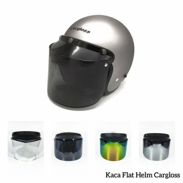 Kaca Datar Flat Visor Helm BOGO RETRO Cargloss