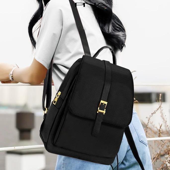 Oneda Bag - Pna Bona Water Resistant Ransel Korea Tas Wanita Punggung Kantor Kerja Sekolah Kuliah