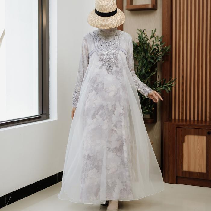 Rifqah Dress By Efer Syari Dress Kondangan Muslim Gamis Kondangan Dress Mewah