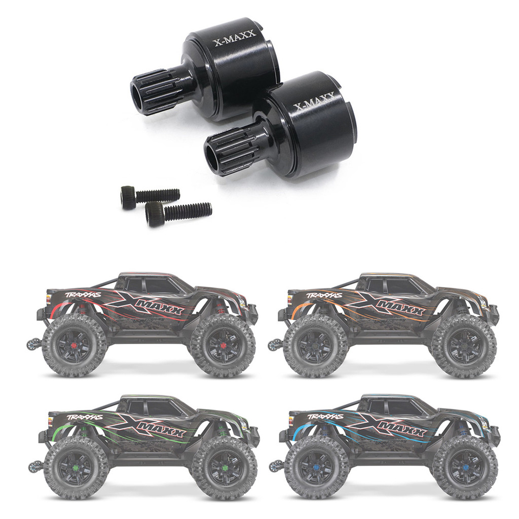 SALE ABUM-2Pcs Harden Steel Metal Drive Cup Diff Cup 7754X For 1/5 Traxxas X-Maxx XMAXX 8S RC Car Up