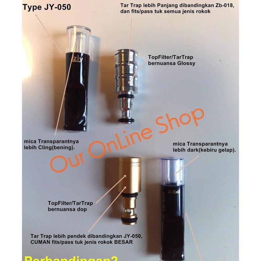 Filter Rokok Permanen (mild + standard) jziy JY-050