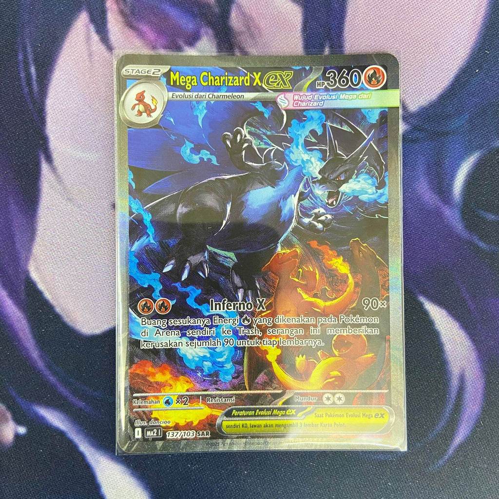 pokemon (ID) mega charizard X ex - MA2 137/103 - SAR