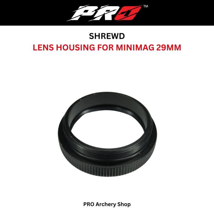 SHREWD LENS HOUSING FOR SCOPE MINIMAG 29MM BUSUR PANAHAN COMPOUND BOW ACCESSORIES SCOPE SHREWD