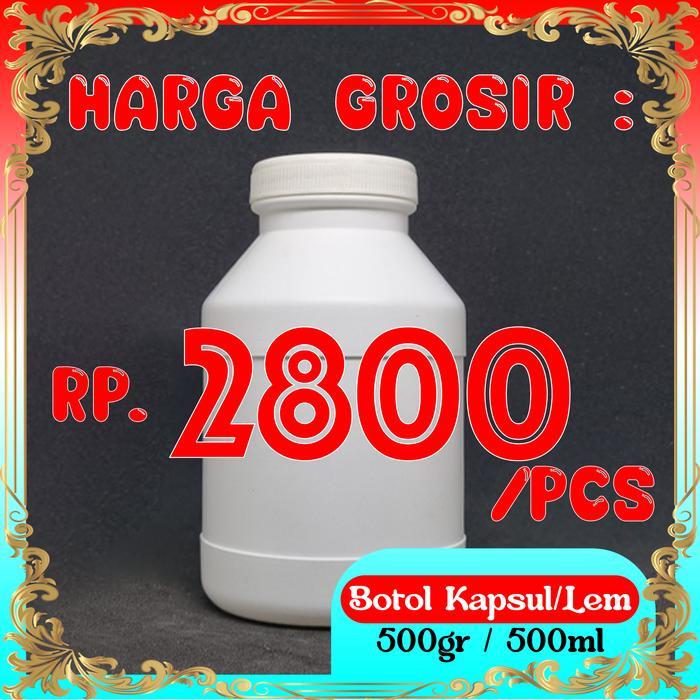 Botol Kapsul 500gr / 500ml