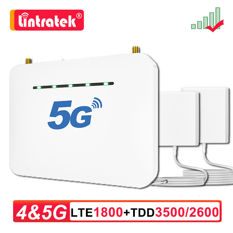 Lintratek 4G 5G Signal Repeater LTE 1800 3500Mhz B3 NR78 2500 Mobile Cellular Amplifier Cell Phone B