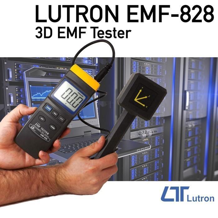 Lutron EMF-828 3D EMF Tester Electromagnetic Field Tester - EMF-827 EMF-819