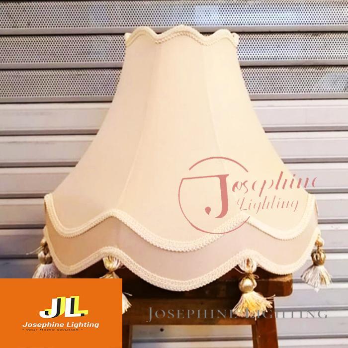 Premium Kap Lampu Meja Bahan Kain Original