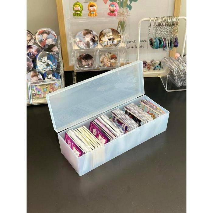 Tcg Card Storage Box Kotak Kartu 700+ Pokemon Mtg Yugioh Sekat Ready