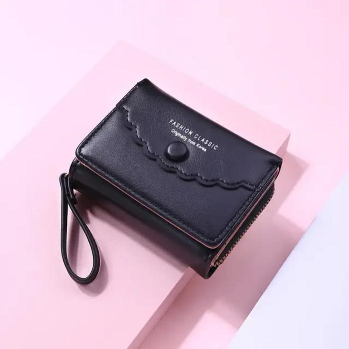 dompet renda-dompet wanita dompet lipat 3 dompet kartu uang koin