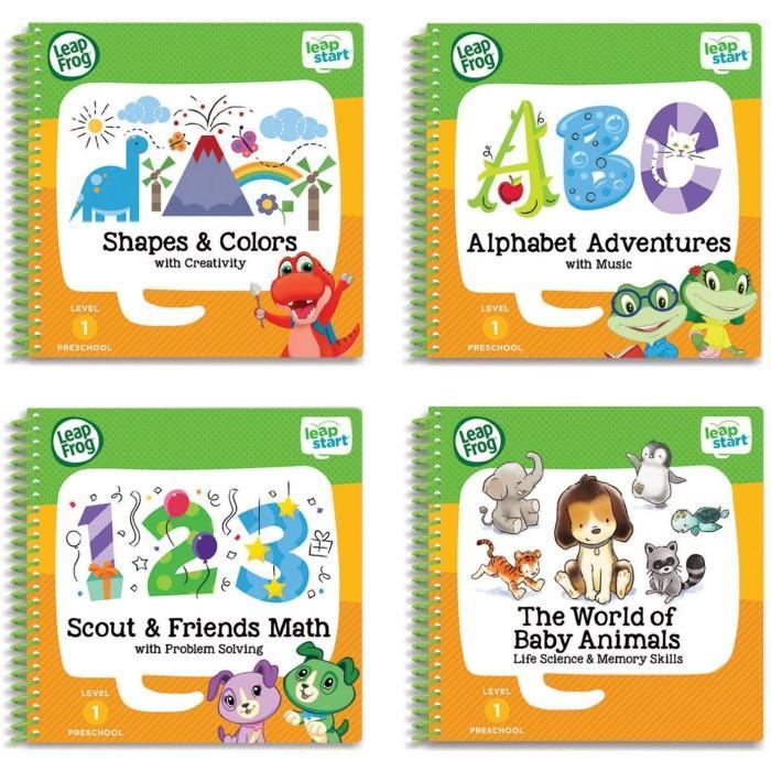 LeapFrog LeapStart Preschool 4-in-1 Activity Book Bundle
