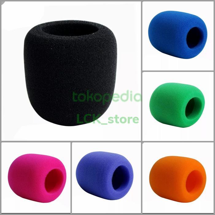 spon mic /busa mic microphone /sarung cover mic karaoke