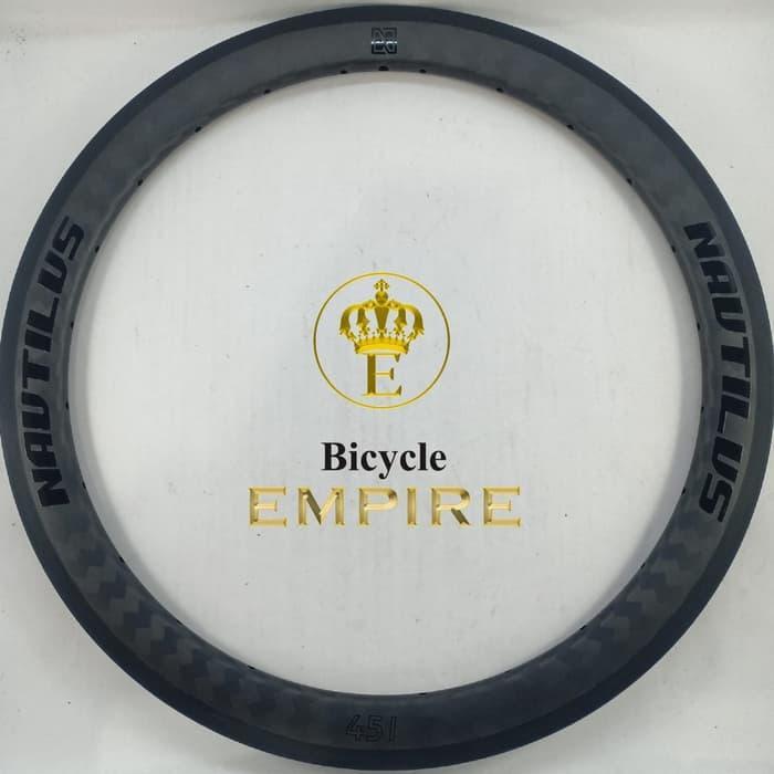 Nautilus Rim Carbon 20 Plus 451 Rim Brake 28 Hole Velg Bicycle Empire